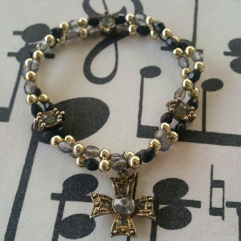Cross Stretch Bracelet